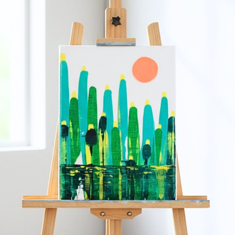 原画作│映山日落 - 海报/装饰画/版画 - 棉．麻 