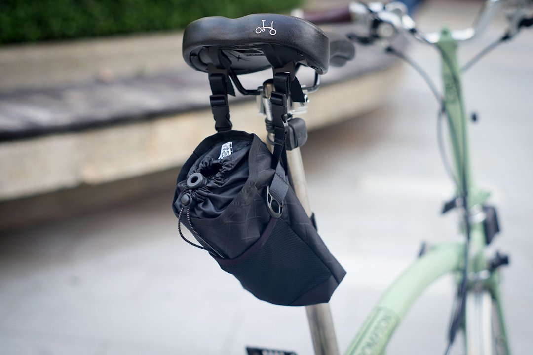 Brompton 两用自行车坐垫包 - X-PAC (美国面料) - 自行车/周边 - 其他人造纤维 黑色