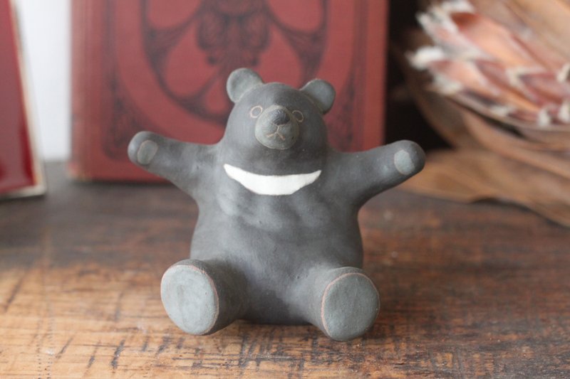 亚洲黑熊形象 - 玩偶/公仔 - 陶 卡其色