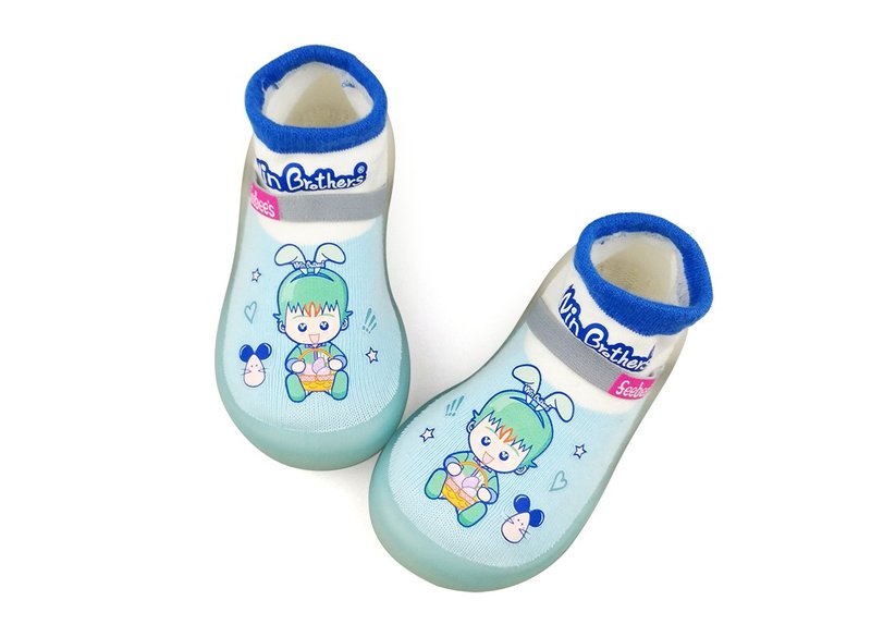【Feebees】二允兄弟联名系列_大允(学步鞋 袜鞋童鞋 台湾制造) - 童装鞋 - 其他材质 蓝色