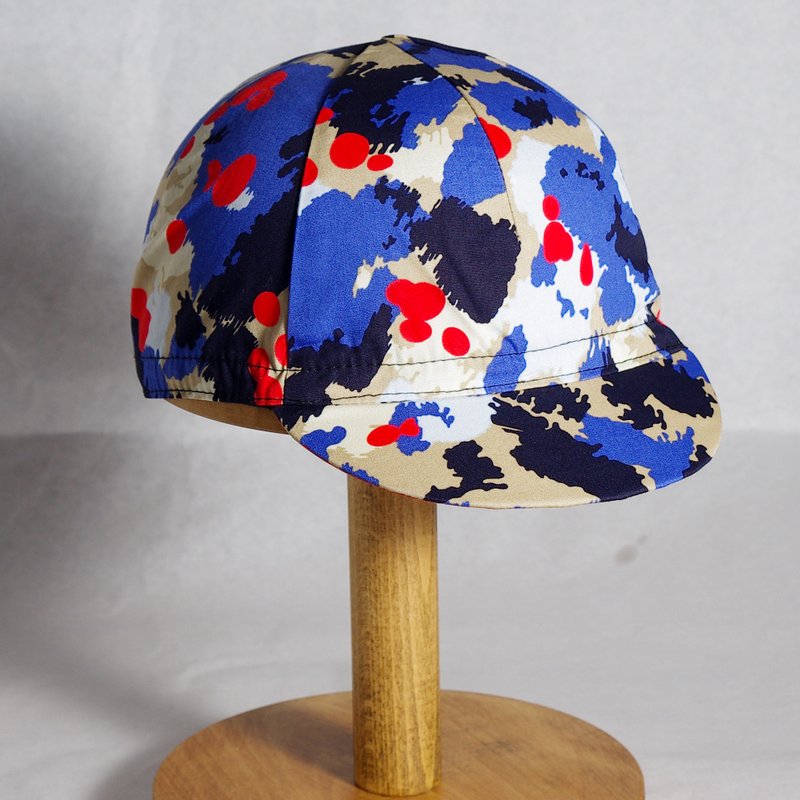 手工单车小帽 | 迷彩 香港本土品牌 手工制 - 自行车/周边 - 棉．麻 蓝色