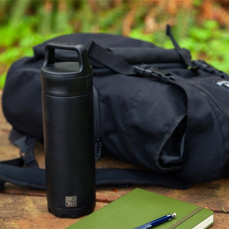Planetary Design 双盖真空保温瓶 BruTrekker Bottle TM1718 - 咖啡壶/周边 - 不锈钢 黑色