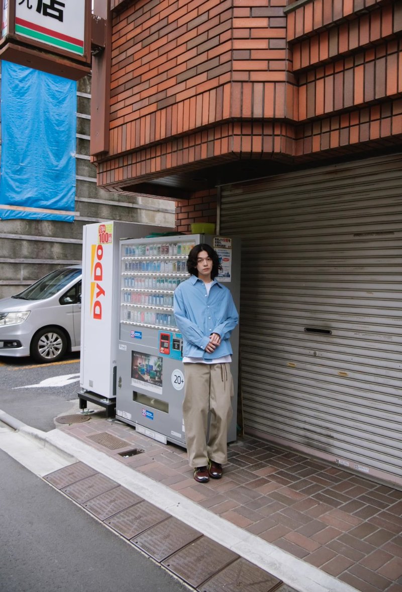一种刚需 日系复古寬鬆休闲裤 - 男士长裤 - 其他材质 卡其色