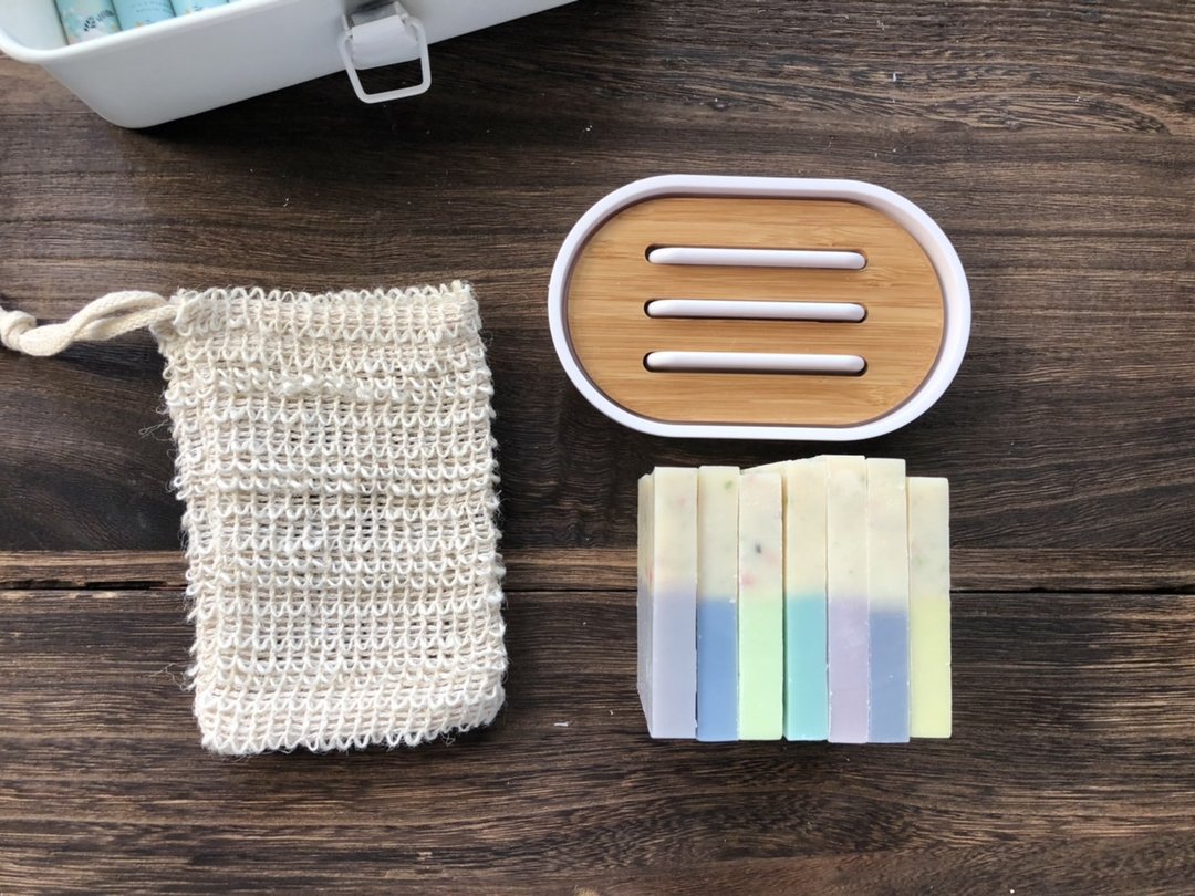 正能量。彩虹皂。手工皂附皂盘起泡网 - 肥皂/手工皂 - 其他材质 