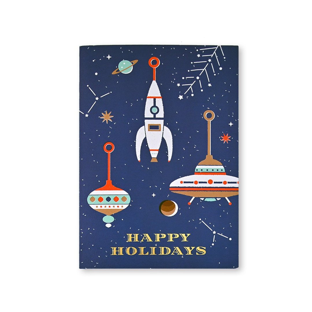 HAPPY HOLIDAYS佳节愉快卡 - 卡片/明信片 - 纸 
