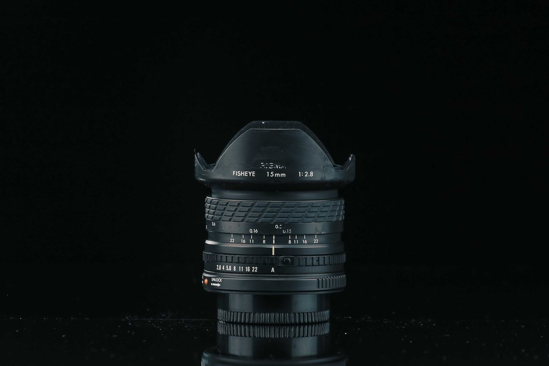 SIGMA FISHEYE 15mm F=2.8 FOR CANON FD #5895 #镜头 - 相机 - 其他金属 黑色