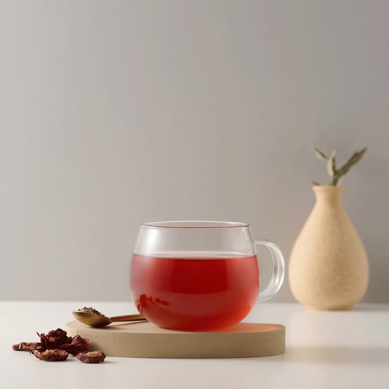 汉方养生茶 | 可不渴洛神花茶10入 | 无咖啡因 养颜美容 生津解渴 - 茶 - 新鲜食材 粉红色