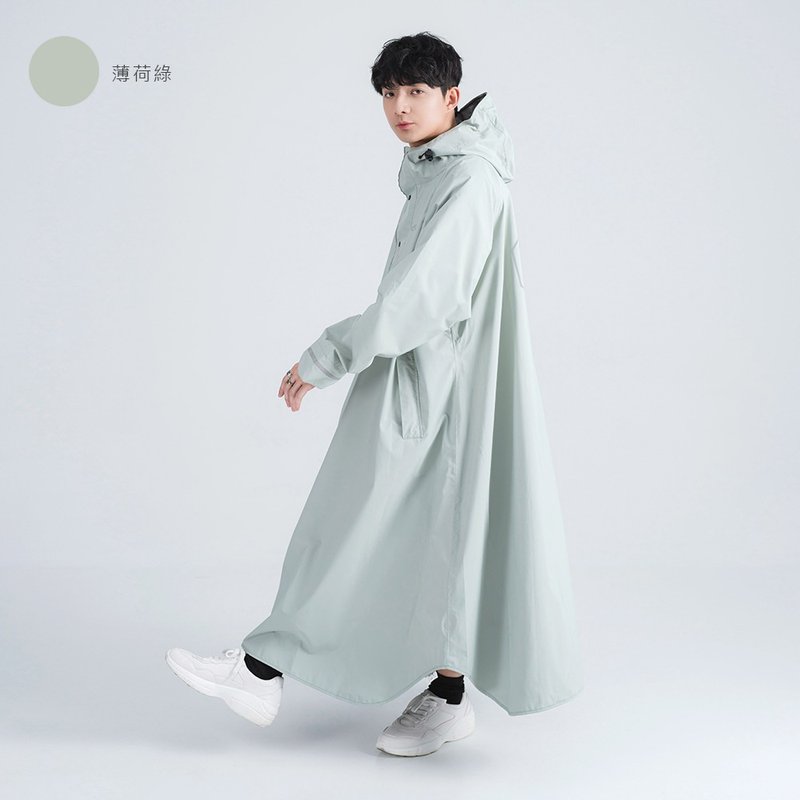 CORVIX 雨滴之森 3in1完美不滲漏高機能輕量雨衣(側背包收納) - 雨伞/雨衣 - 其他材质 绿色