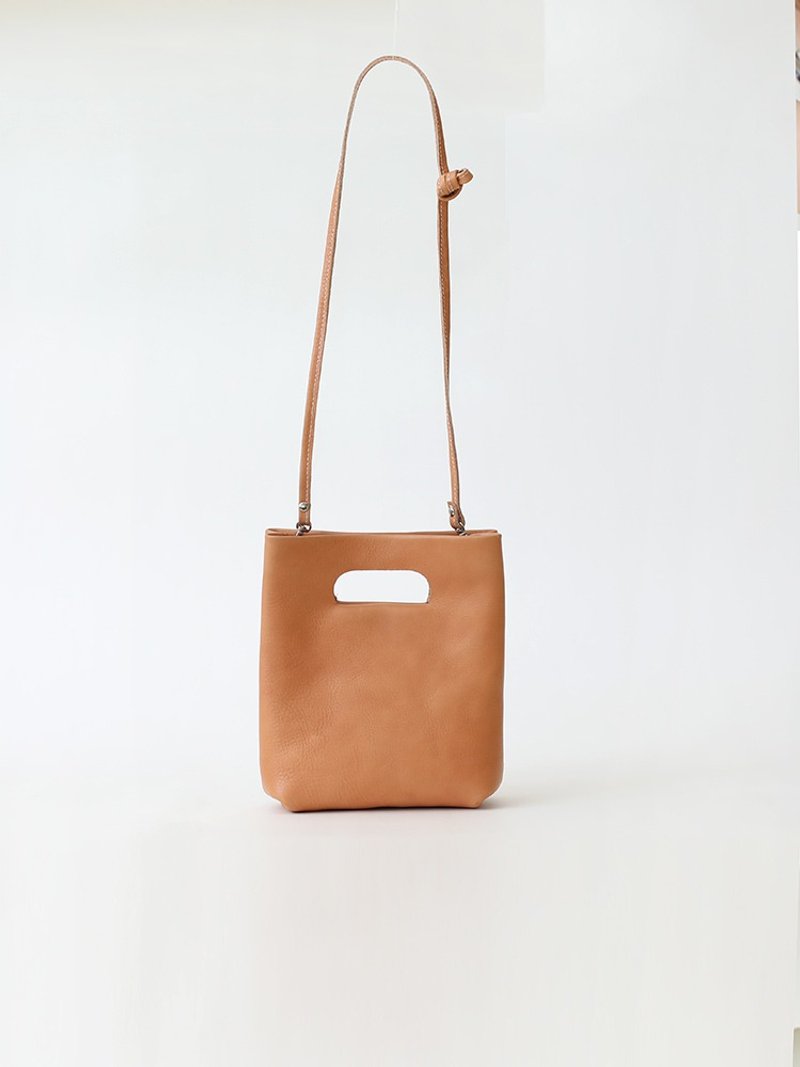 JOYDIVISION 小号hobo托特包手工真皮复古女士单肩斜挎包包手提包 - 手提包/手提袋 - 真皮 