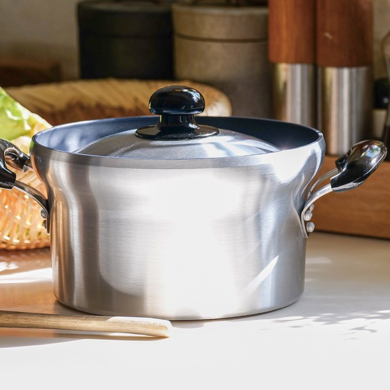 日本FORMLADY 小泉诚 ambai日制不沾铝锅-21cm (瓦斯炉专用) - 锅具/烤盘 - 其他材质 银色