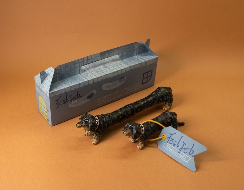 圣诞礼物 腊肠狗【长狗DooooooG】剧长版黑四目—有现货 - 玩偶/公仔 - 其他材质 