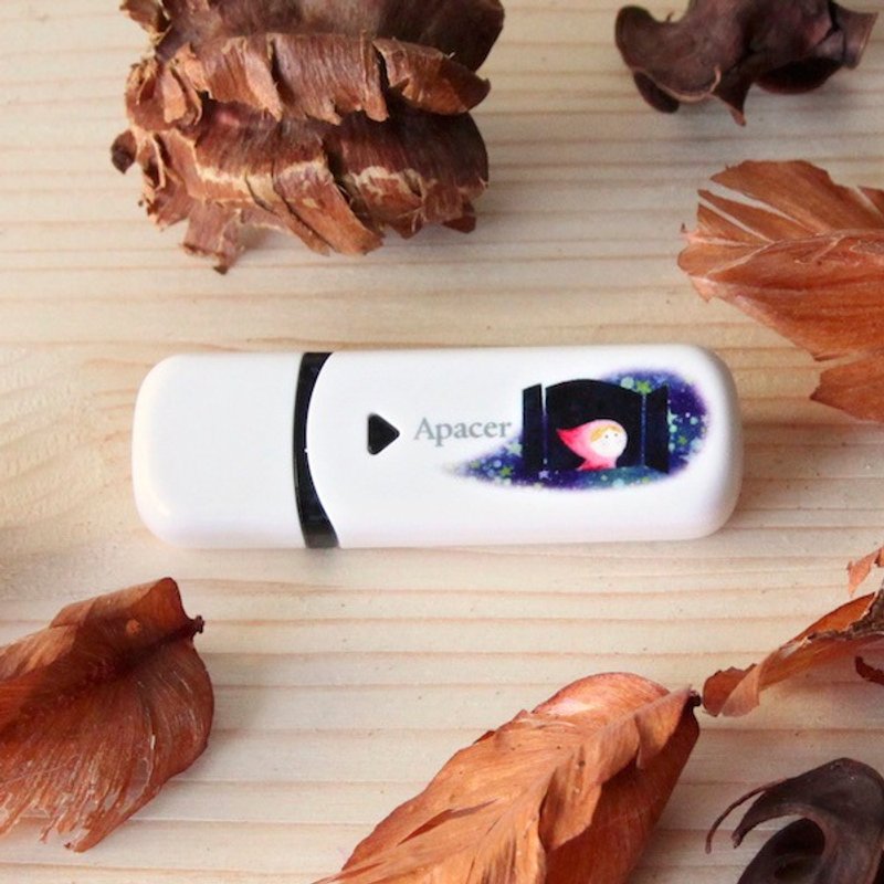 Apacer x 克里斯多插画森林联名16G USB随身碟 - U盘 - 塑料 多色