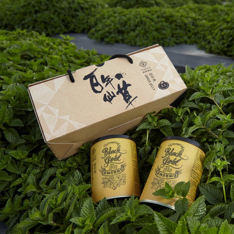 仙草冻礼盒 – 540ml / 3入 - 奶冻/布丁 - 新鲜食材 金色