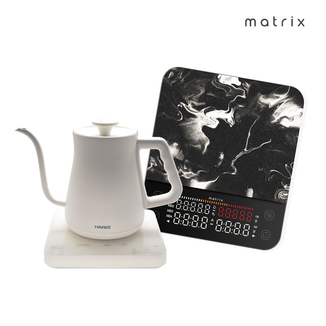 Matrix X HARIO M2 Pro AI大师 咖啡秤+阿尔法温控细口壶650ml - 咖啡壶/周边 - 其他材质 