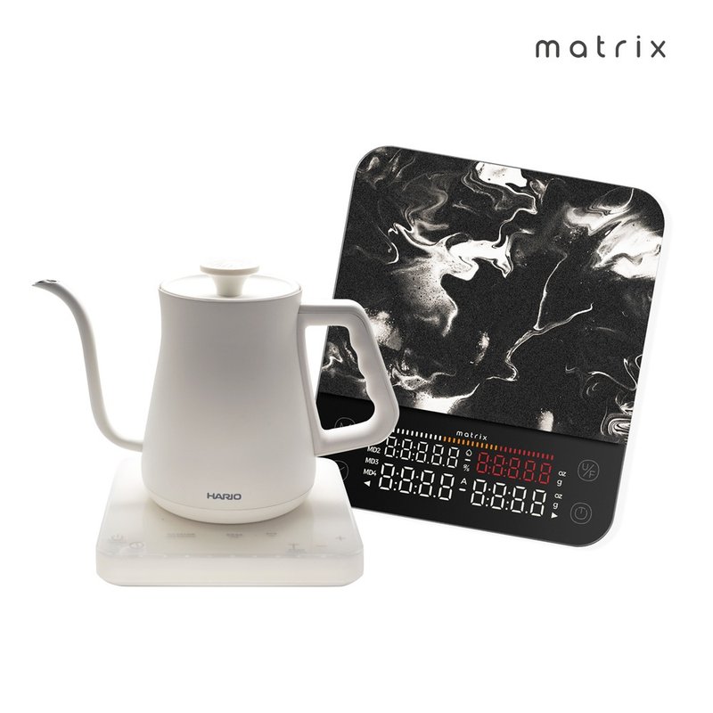 Matrix X HARIO M2 Pro AI大师 咖啡秤+阿尔法温控细口壶650ml - 咖啡壶/周边 - 其他材质 