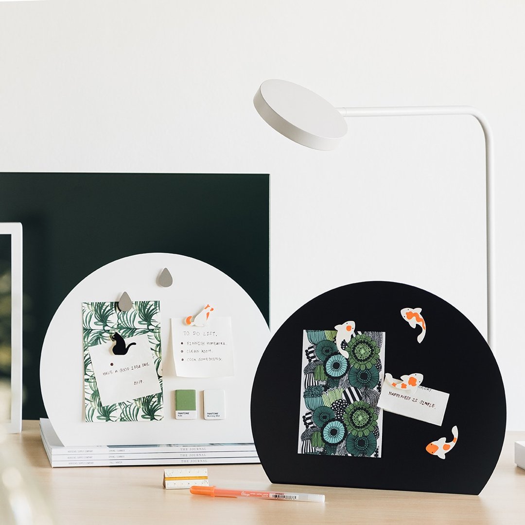 Moreover : Round Board set – magnet board + magnet - 其他 - 其他金属 白色