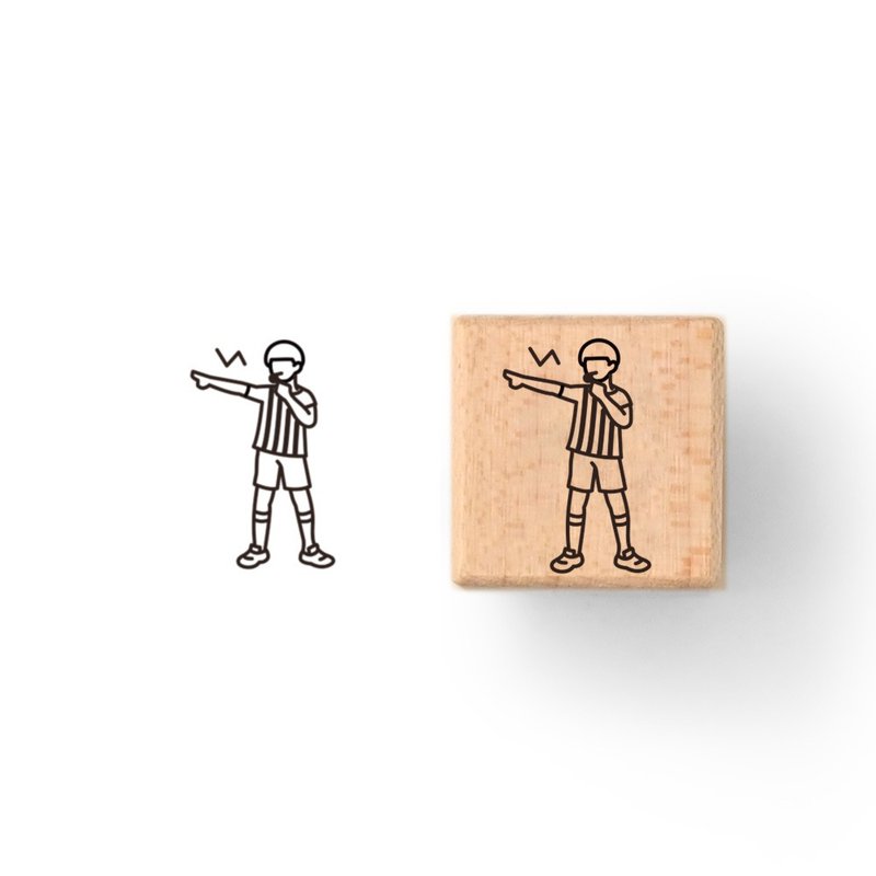 本日印章－就是这天裁判 - 印章/印台 - 木头 卡其色