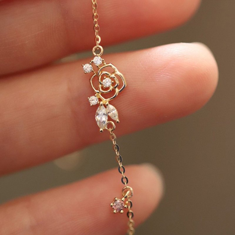 阳光手链与你一起闪耀 就像阳光下的玫瑰 Jewel Art Studio - 手链/手环 - 纯银 金色