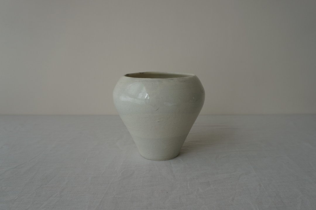 粉引花器 - 花瓶/陶器 - 陶 白色