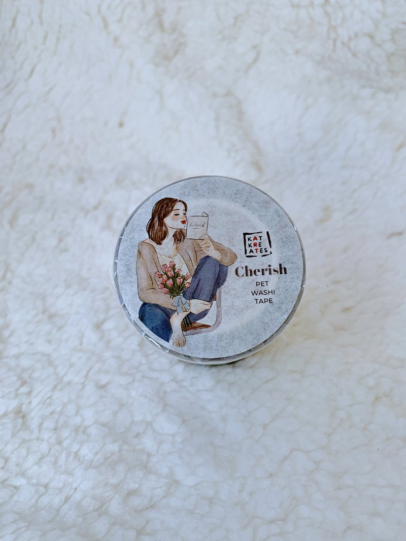 Cherish / 5cm 雾面 PET 日式纸胶带 - 纸胶带 - 其他材质 
