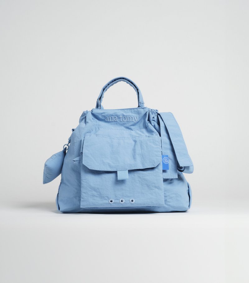 【礼物】No.8 City Bag— Coral 珊瑚蓝  (Edition 1.5) - 侧背包/斜挎包 - 尼龙 