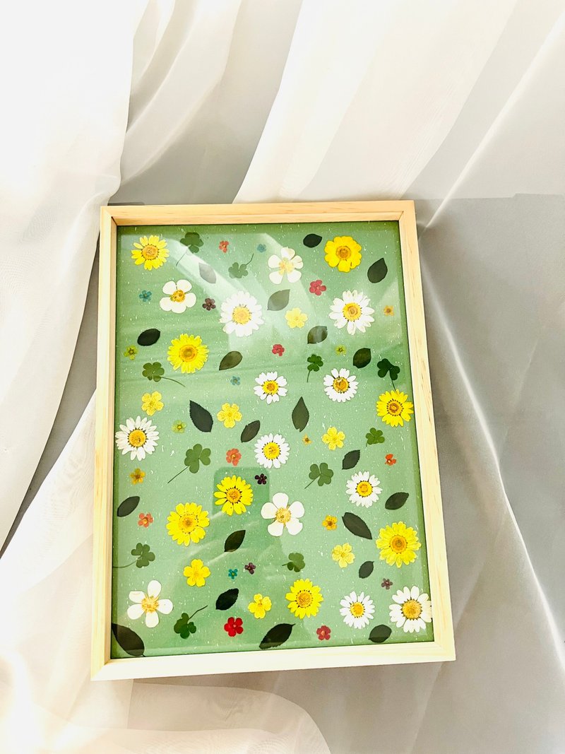 压花相框 - 画框/相框 - 木头 绿色