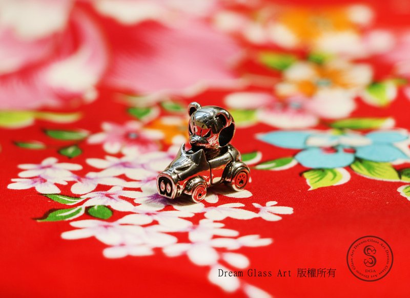 DreamGlassArt*Bear Pig GoGoGo -SBB-190112 -官方限定款*168 - 手链/手环 - 其他金属 银色