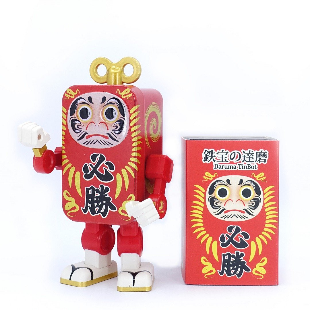 必胜之达磨铁宝 - 玩偶/公仔 - 其他金属 红色