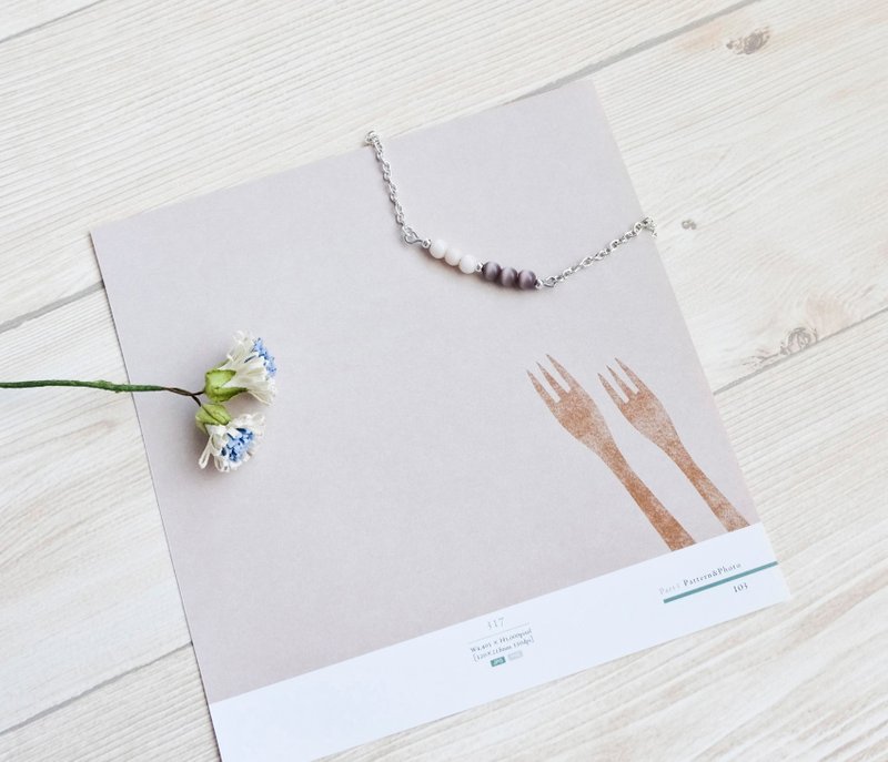 紫罗兰般的妳  猫眼石 手链项链 - 手链/手环 - 宝石 紫色