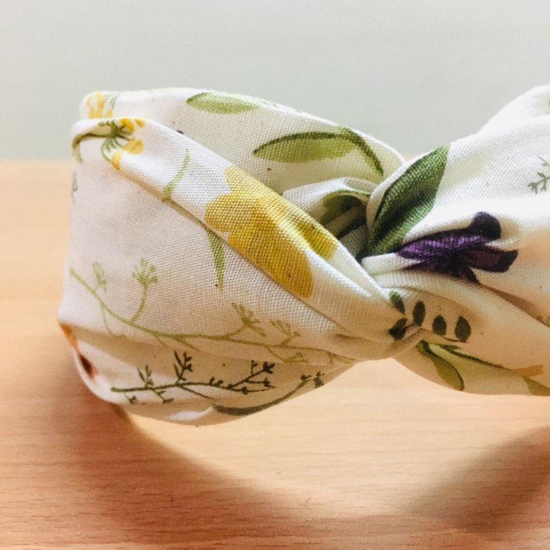 MOYA手工发箍 大胜系列 花花草草 - 发饰 - 其他材质 蓝色