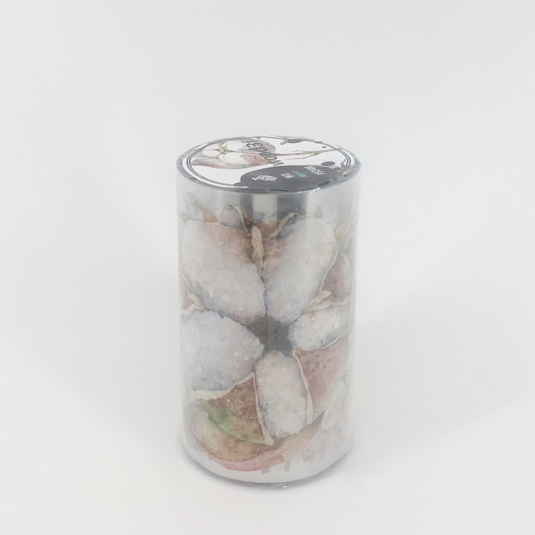 棉花 Cotton flower  / 纸胶带 Masking Tape - 纸胶带 - 塑料 白色