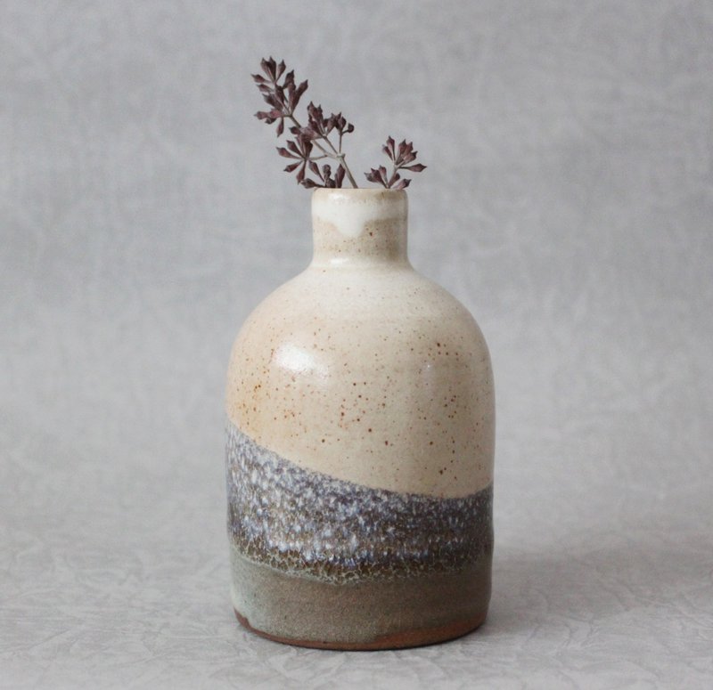 青白花器- 直 - 花瓶/陶器 - 陶 