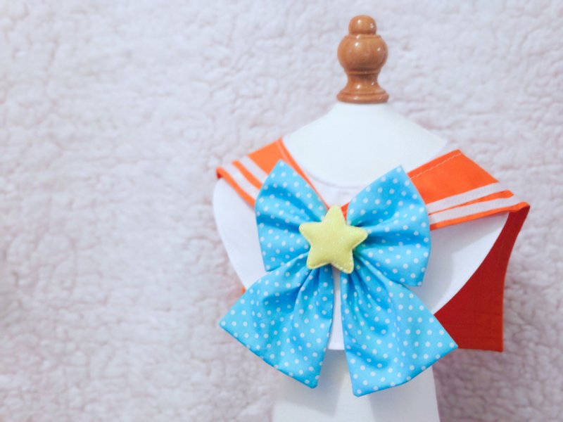 美少女战士造型 sailor moon宠物围巾/颈饰 - 衣/帽 - 棉．麻 橘色