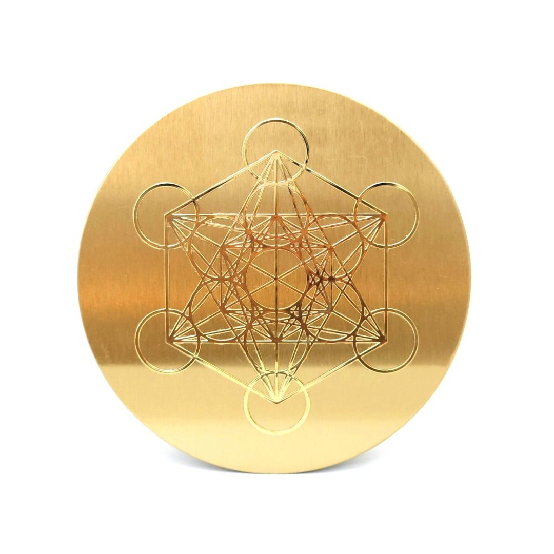 麦达昶立方(Metatron s Cube) 能量提振芯片 - 其他 - 其他金属 金色