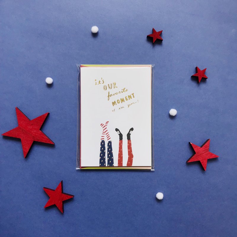 圣诞明信片 a 组 | 圣诞明信片8张 + 送8个信封 - 卡片/明信片 - 纸 蓝色