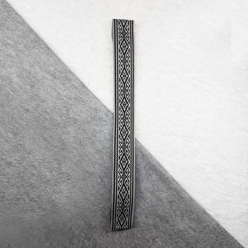 织带一字发带 发带 织带 发饰 - 发带/发箍 - 其他人造纤维 银色