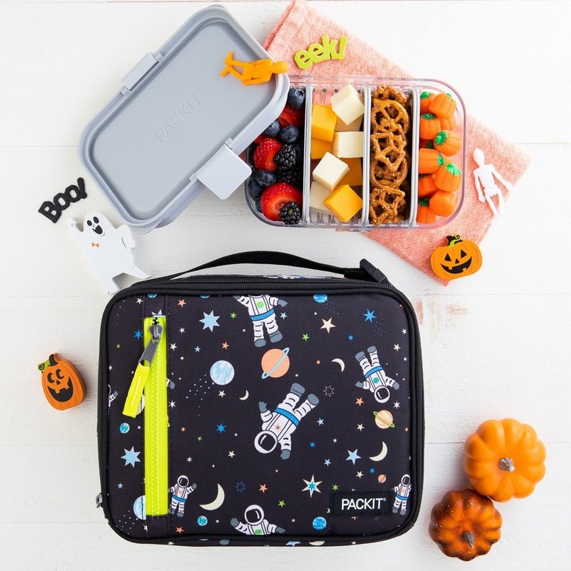 美国【PACKiT】冰酷 4.5L 经典冷藏袋 (太空冒险) - 妈妈包 - 其他材质 黑色