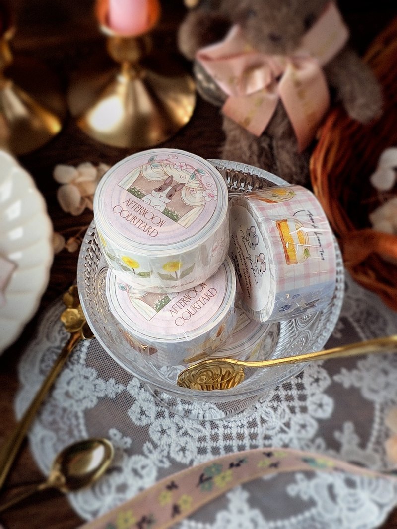 法式午后庭院纸胶带--和纸版 - 纸胶带 - 纸 