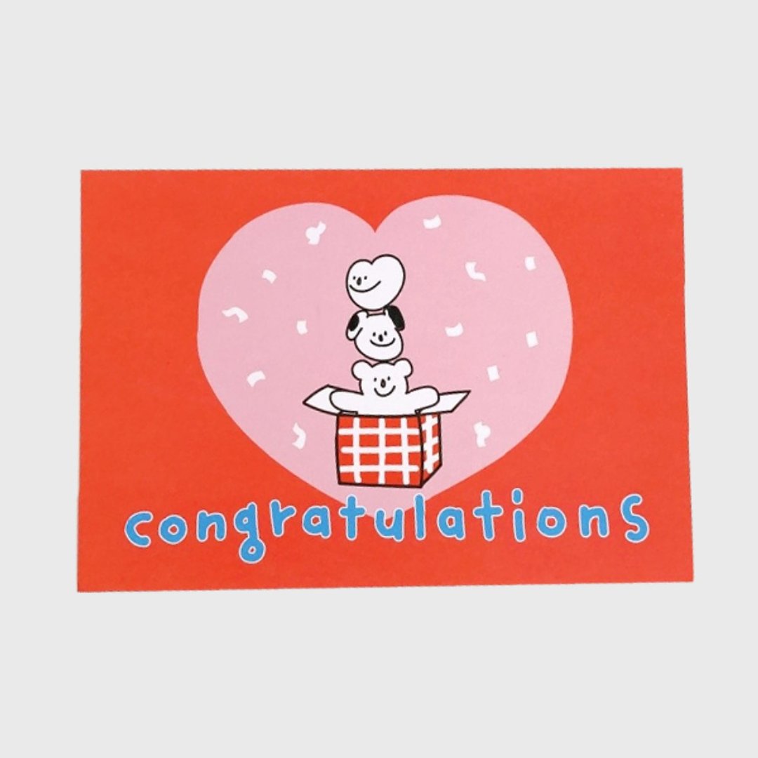SASIM congratulations 插画明信片 - 卡片/明信片 - 纸 