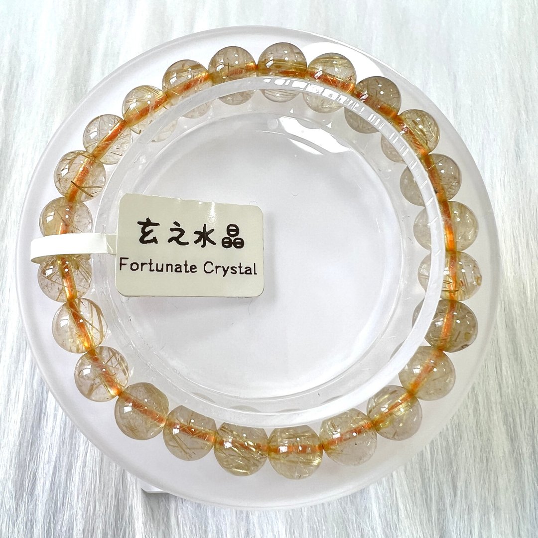 金发晶手串 | 水晶 | 水晶手串 | 水晶手链 | 水晶手链 - 手链/手环 - 水晶 金色