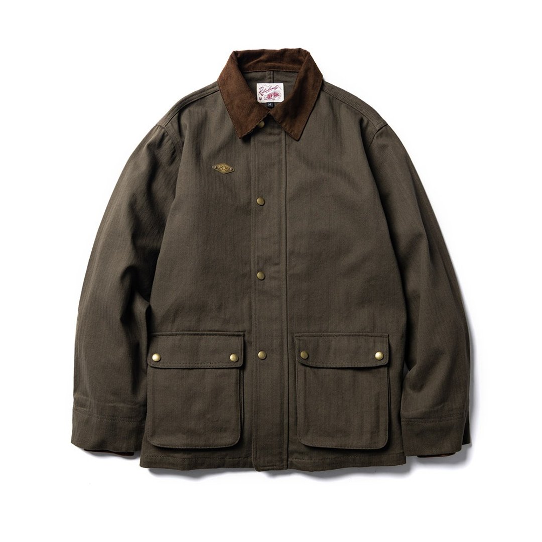 Hunting Jacket - 橄榄 Olive - 男装外套 - 棉 