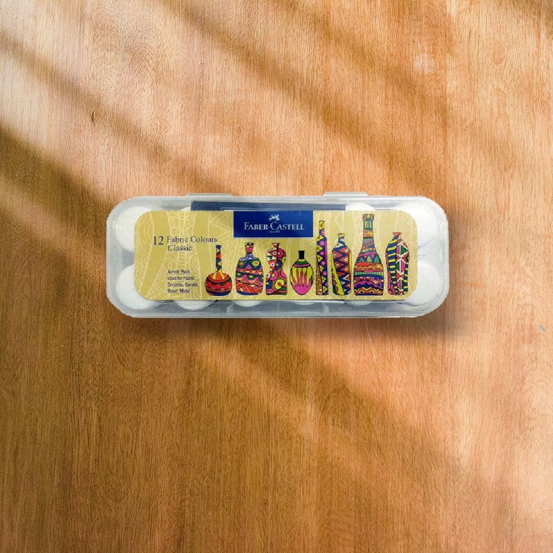 Faber-Castell 画布彩绘颜料12色/6色(原厂正货) - 其他 - 其他材质 多色