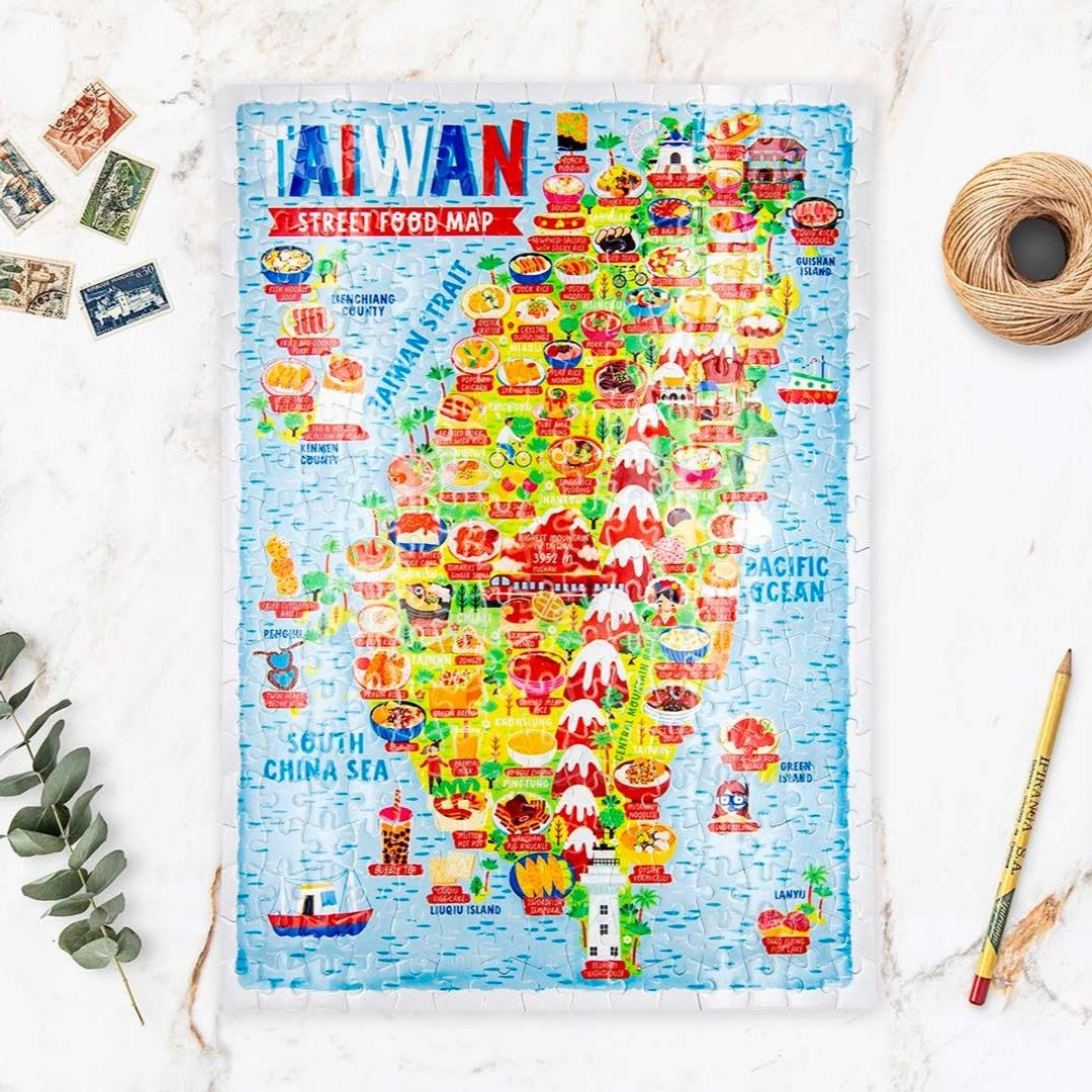 台湾地图拼图 (300块) - 拼图 - 纸 多色