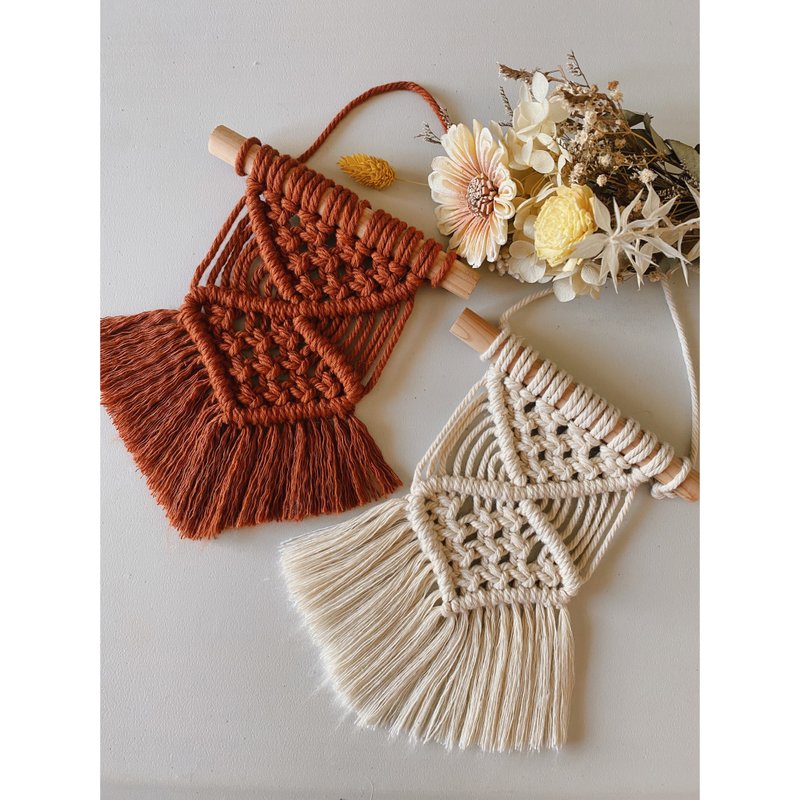 编织挂饰 - 摆饰 - 棉．麻 白色