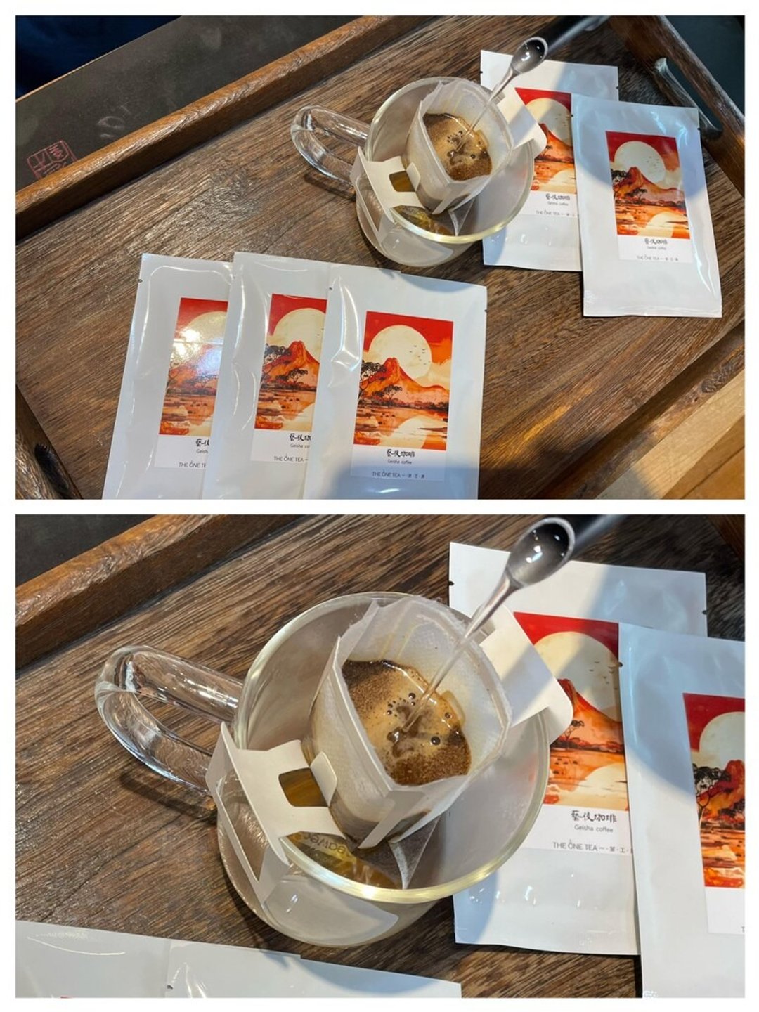 耳挂艺妓咖啡 水洗 浅烘焙 - 咖啡 - 棉 