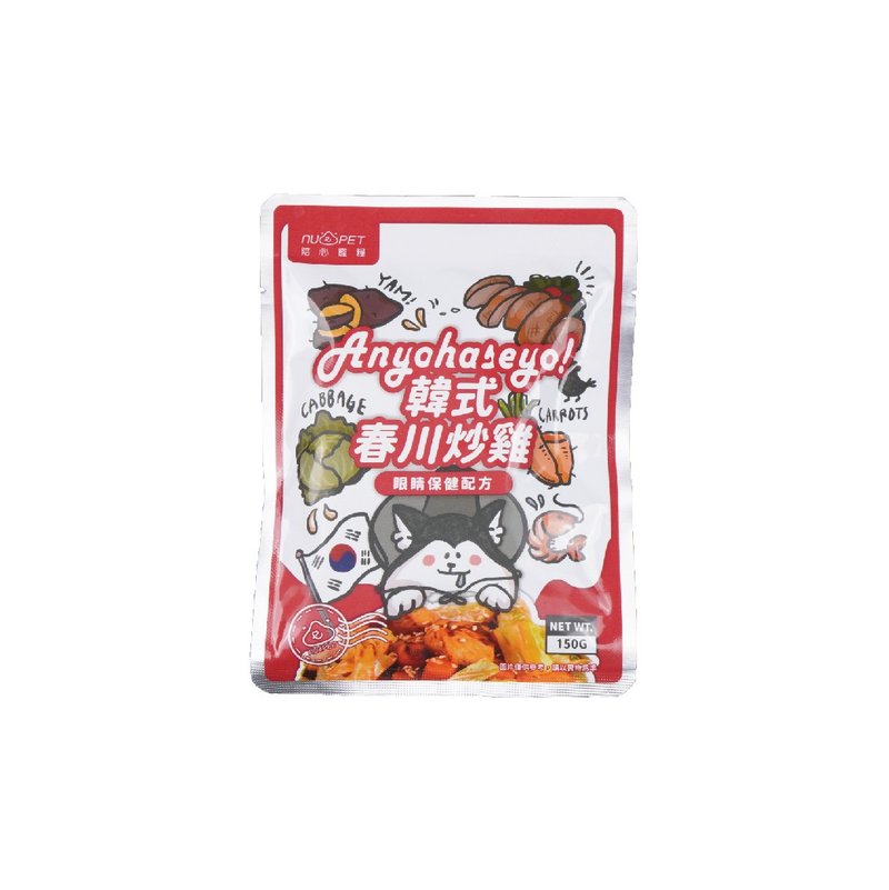 环游犬世界主食鲜宠包  - 韩式春川炒鸡150g - 狗罐头/鲜食 - 其他材质 