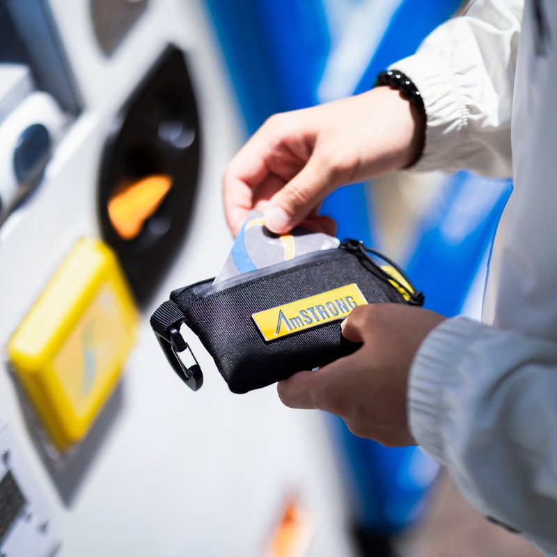 【型动探索】02-POCKET 小物包 黑色 - 零钱包 - 聚酯纤维 黑色