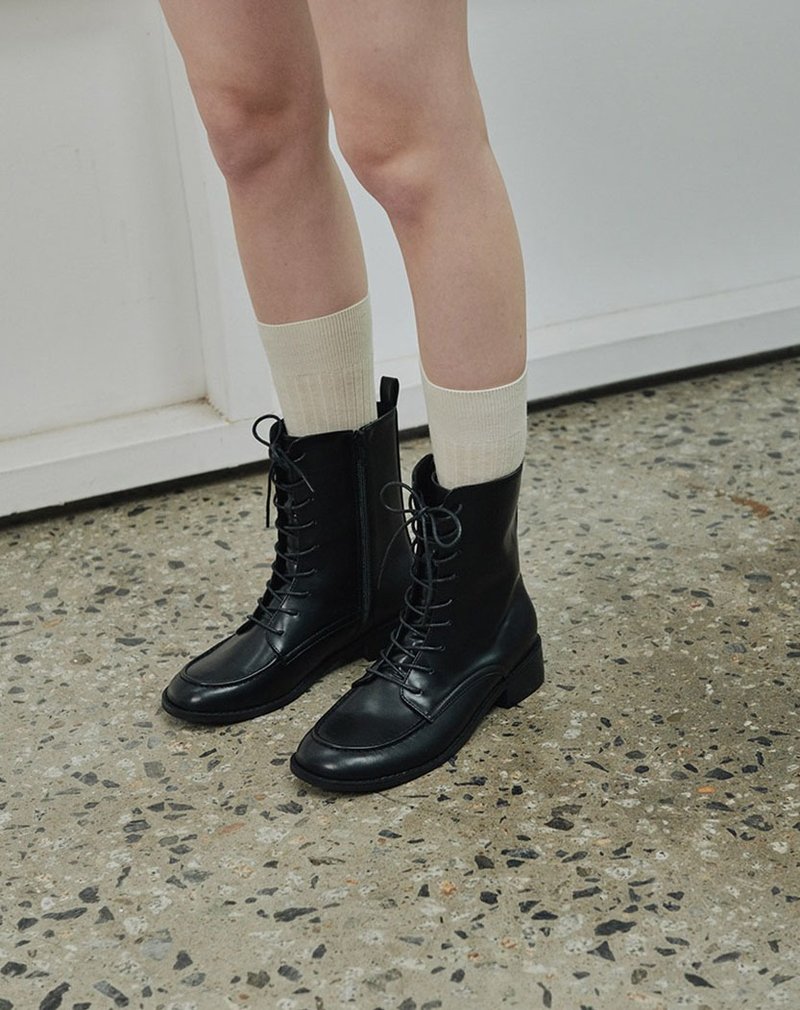 PRE-ORDER韩国品牌 MACMOC Raegan 短靴 Black - 女款短靴 - 其他材质 