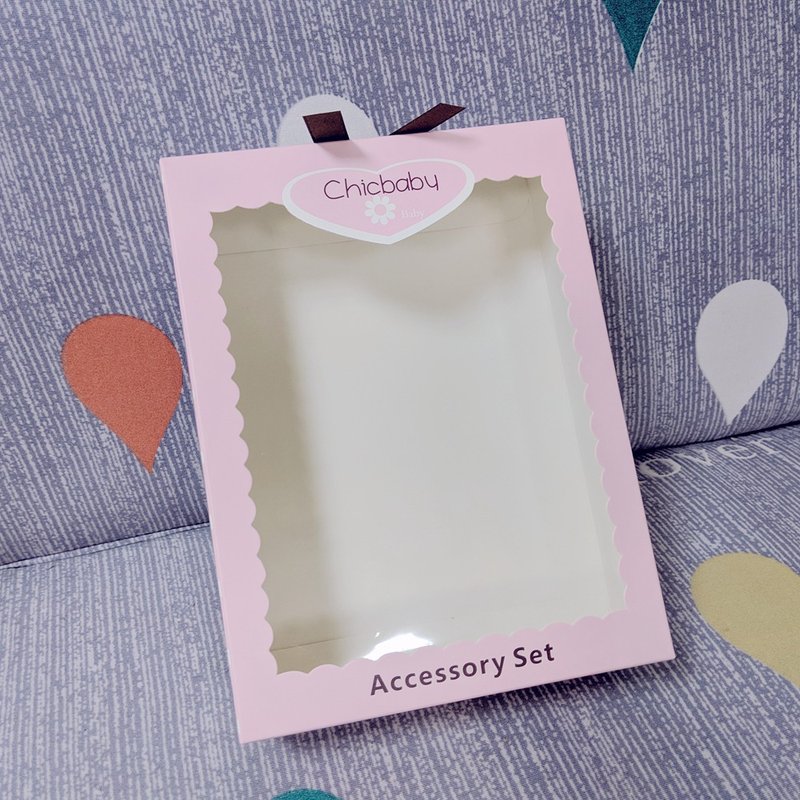 日安朵朵  小型配件礼盒 附赠贴心小卡 加购限定 - 包装材料 - 纸 粉红色