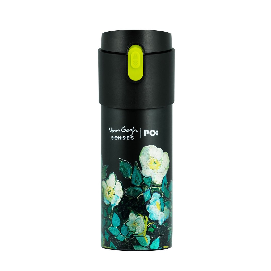 【香港限定·限量版·梵高名作 野玫瑰】联名款保温泡茶杯350ml - 茶具/茶杯 - 不锈钢 多色